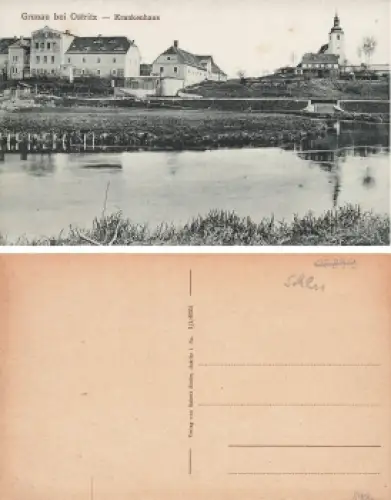 Grunau bei Ostritz Krankenhaus Krzewina * um 1920