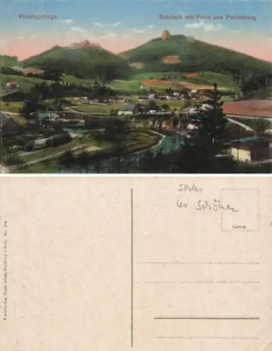 Rohrlach Riesengebirge mit Forst und Falkenberg Schlesien Trzcinsko * um 1920