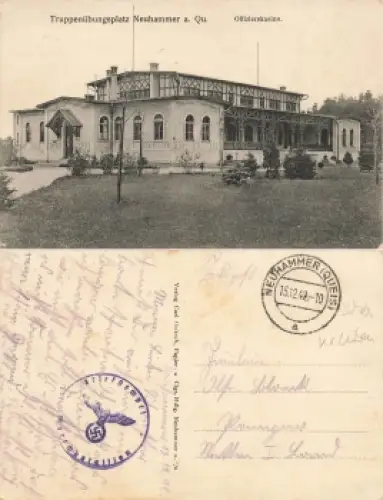 Neuhammer Queis Schlesien Truppenübungsplatz Swietoszow Feldpost Marschbataillon o 1942