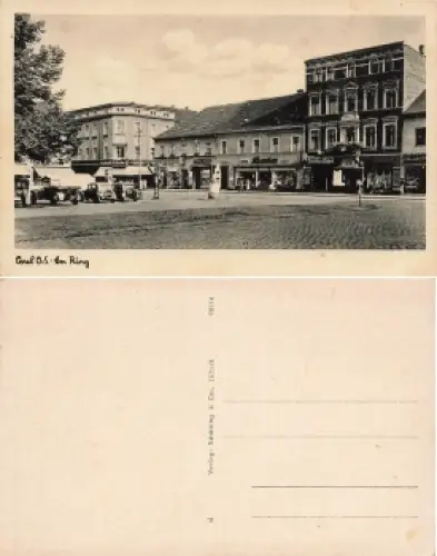 Cosel Oberschlesien Am Ring Kozle * um 1930