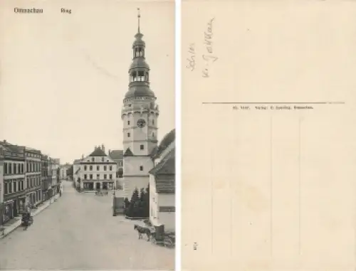 Ottmachau Schlesien Ring Otmuchow * um 1910