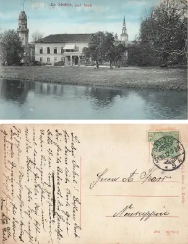 Groß Strehlitz Oberschlesien Schloß Powiat Strzelecki o 1912