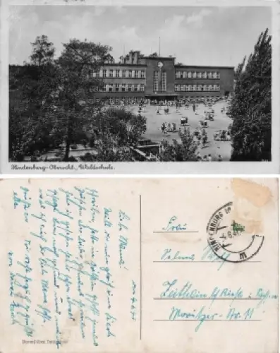 Hindenburg Oberschlesien Waldschule Zabrze o 1941