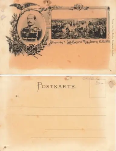 von Schauroth 2. Leib-Husaren-Regiment Artenay 1870 * um 1900