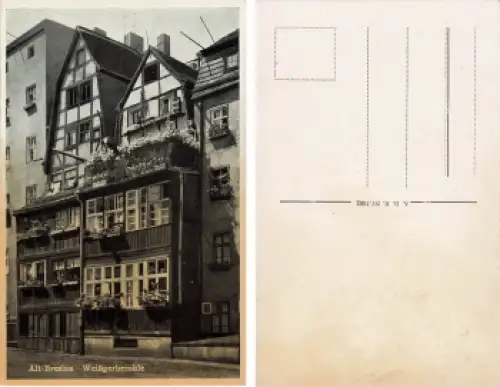 Breslau Schlesien Weißgerberohle Wroclaw * um 1920