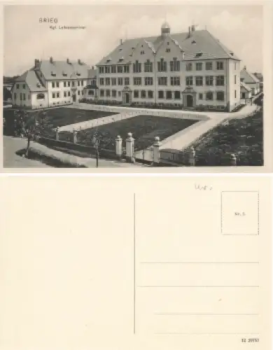 Brieg Schlesien Lehrerseminar Brzeg * um 1910