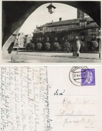 Bunzlau Schlesien Am Torbogen Boleslawiec o 1943