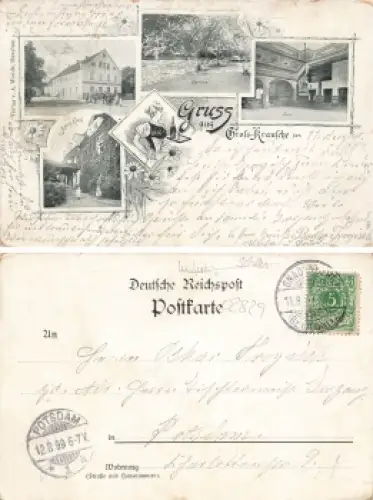 Grosskrausche Schlesien Kruszyn o Gnadenberg 1899