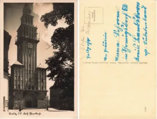 Bielitz Oberschlesien Parrkirche Bielsko-Biała gebraucht um 1940