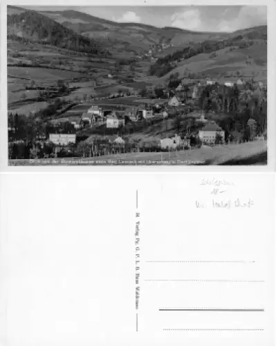 Bad Landeck Schlesien von der Bismarckkoppe Ladek-Zdroj * um 1930
