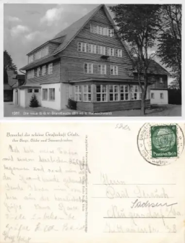 Brandbaude bei Habelschwerdt Schlesien Bystrzyca Klodzka Jagodna o 1934