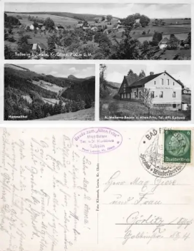 Talheim bei Lewin Schlesien Grafschaft Glatz Lesna o 1938