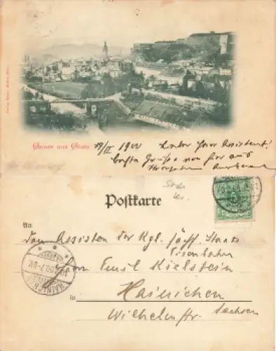 Glatz Schlesien Klodzko o 1900
