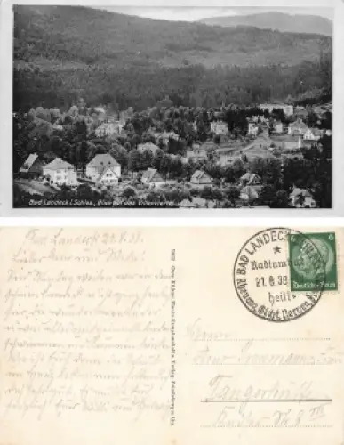 Bad Landeck Schlesien Villenviertel Ladek-Zdroj o 1938