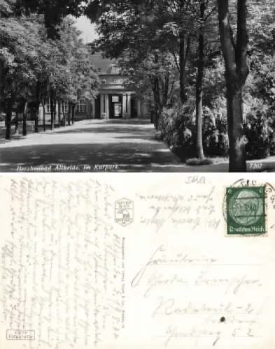 Bad Altheide Schlesien Kurpark  Polanica-Zdroj o 1940