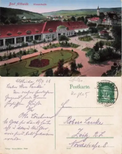 Bad Altheide Schlesien Wandelhalle Polanica-Zdroj o 1928