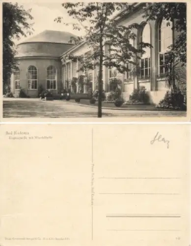 Bad Kudowa Schlesien Kudowa-Zdroj Eugenquelle mit Wandelhalle * um 1930