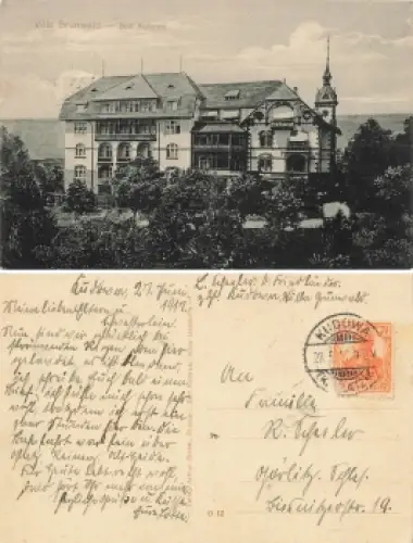 Bad Kudowa Schlesien Villa Grunwald Kudowa-Zdroj o 1917