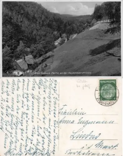 Bad Kudowa Schlesien Heuscheuerstrasse Kudowa-Zdroj o 1936