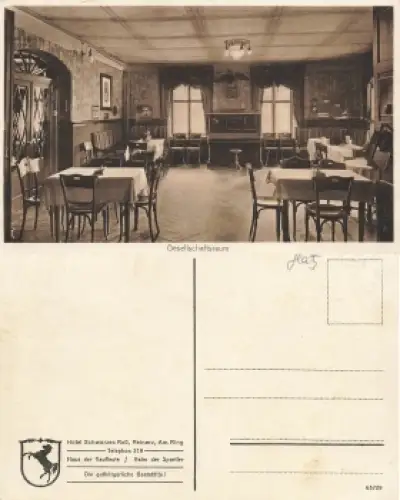Bad Reinerz Schlesien Hotel Schwarzes Ross Duszniki-Zdroj * um 1930