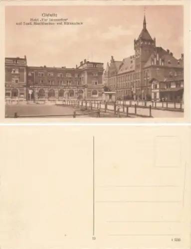 Gleiwitz Oberschlesien Hotel vier Jahreszeiten Gliwice * um 1920