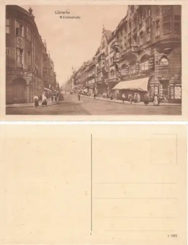 Gleiwitz Oberschlesien Wilhelmstrasse Gliwice * um 1930
