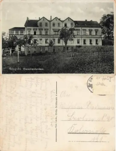 Penzig Oberlausitz Schlesien Kreiskrankenhaus Piensk o um 1930