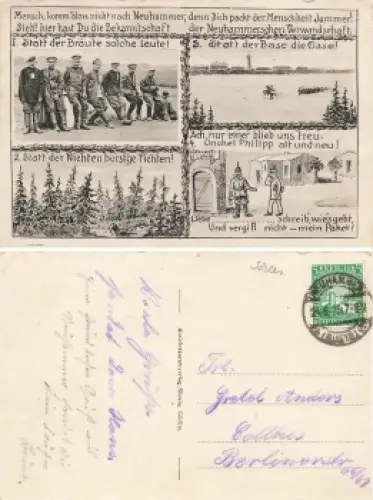 Neuhammer Queis Schlesien Truppenübungsplatz Swietoszow o 1925