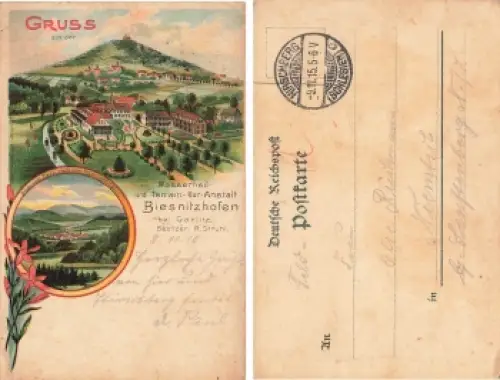 Briesnitzhofen bei Görlitz Schlesien Litho o 1915