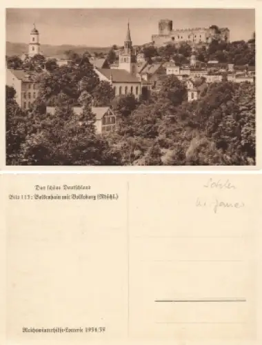 Bolkenhain Schlesien mit Bolkowburg  Bolkow  Reichswinterhilfe 1934 Das schöne Deutschland
