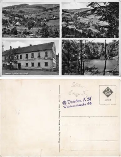 Rohnau Post Merzdorf Riesengebirge Schlesien Wiesciszowice * um 1930