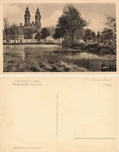 Grüssau Schlesien Marienkirche Krzeszow * um 1930