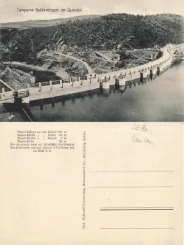 Marklissa Schlesien Talsperre Goldentraum Lesna * um 1920