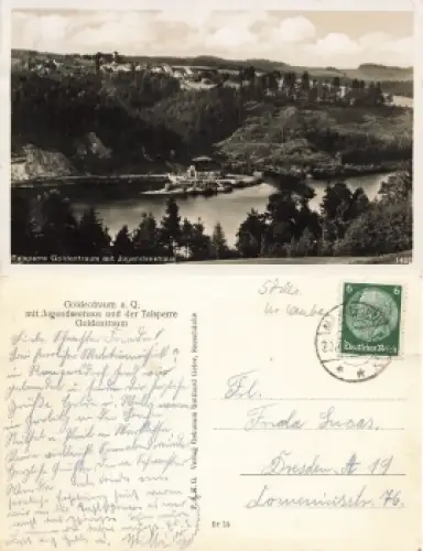 Marklissa Schlesien Talsperre Goldentraum Jugendseehaus Lesna o 1936