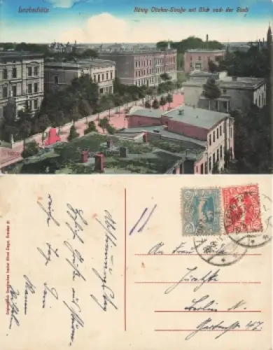 Leobschütz Schlesien König Ottokar Strasse Glubczyce o 1921