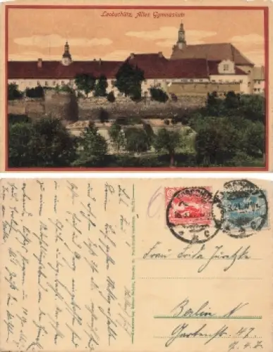 Leobschütz Schlesien Altes Gymnasium Glubczyce o 1921