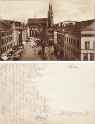 Liegnitz Schlesien Großer Ring Legnica o 1925
