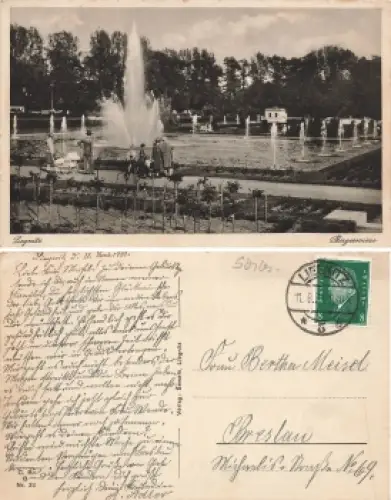 Liegnitz Schlesien Bergerwiese Legnica o 1931