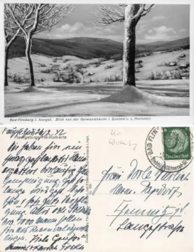 Bad Flinsberg Isergebirge Schlesien im Winter  Swieradow-Zdroj o 1942