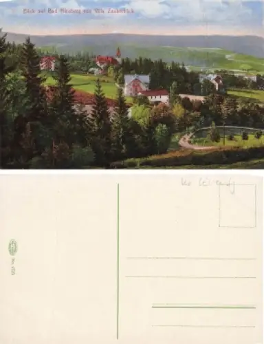 Bad Flinsberg Isergebirge Schlesien von Villa Zauberblick Swieradow-Zdroj * um 1920