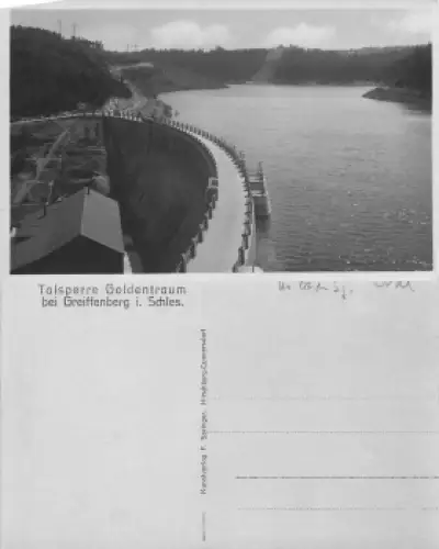 Greiffenberg Schlesien Talsperre Goldentraum Gryfow Slaski * um 1920