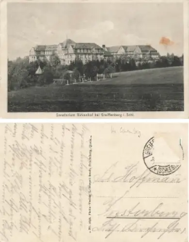 Greiffenberg Schlesien Birkenhof Gryfow Slaski o um 1920