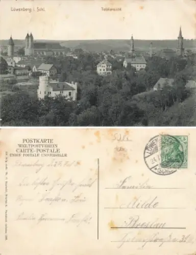 Löwenberg Schlesien Lwowek Slaski o 1908