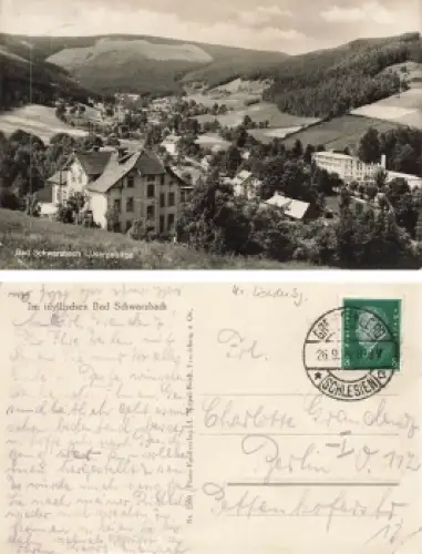 Bad Schwarzbach Isergebirge Schlesien Swieradow-Zdroj o 1929