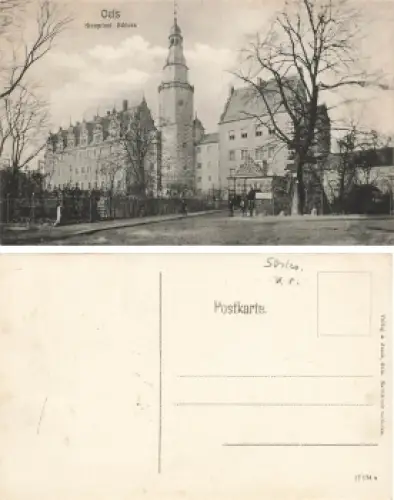 Oels Schlesien Schloss Olesnica * um 1910