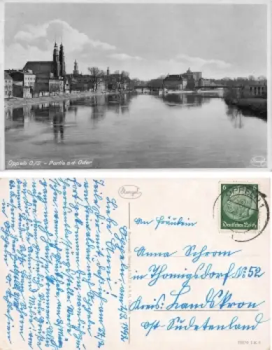 Oppeln Oberschlesien an der Oder Opole o 1942