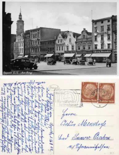 Oppeln Oberschlesien Am Ring Opole o 1942