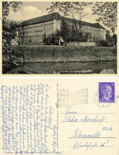 Oppeln Oberschlesien Reichsbahndirektion Opole o 1942