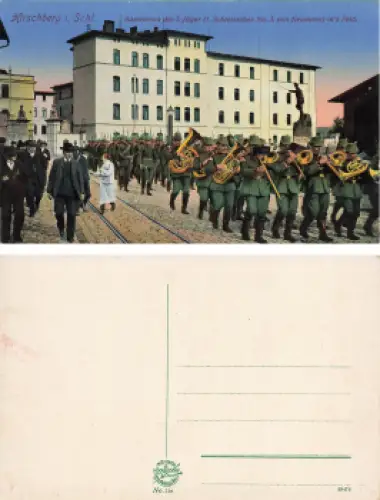 Hirschberg Schlesien Kaserne 5. Jäger Jelenia Gora * um 1915