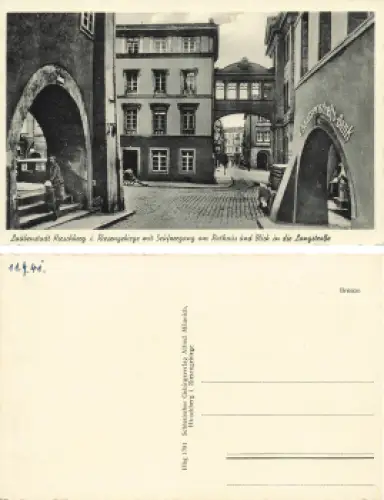 Hirschberg Schlesien Seufzergang Langstrasse Jelenia Gora * um 1941